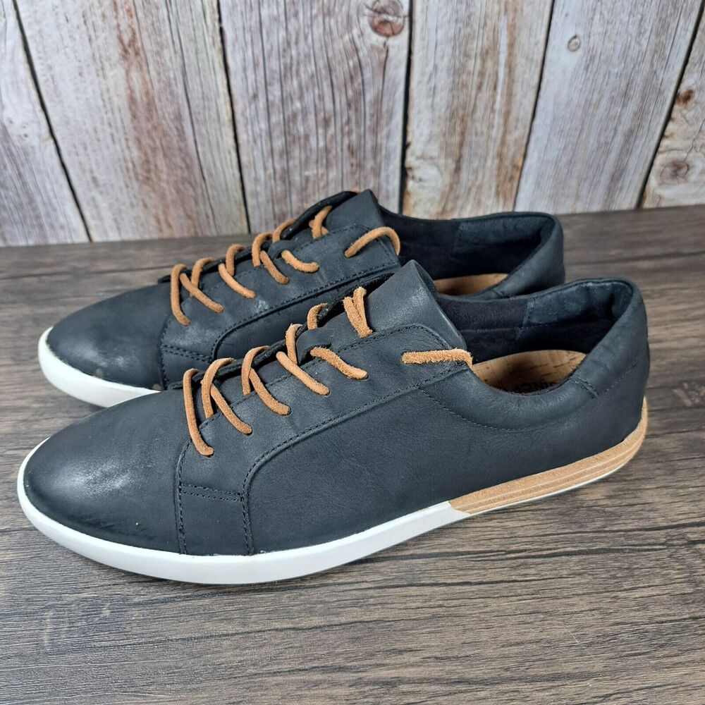 Kork-Ease Paislee Black Leather Sneaker Women's Sz 9 (GUC)
